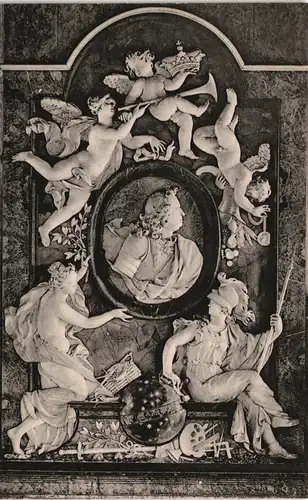 Kassel Cassel Relief MARMORBAD Kaminstück Erbauer Landgrafen Karl gewidmet 1910