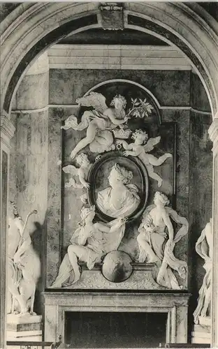 Kassel Cassel DEM ANDENKEN DER LANDGRÄFIN   Relief im MARMORBAD 1910/1907