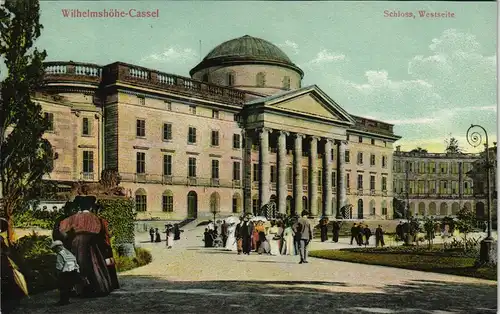 Bad Wilhelmshöhe-Kassel Cassel Stadtteilansicht  Schloss Wilhelmshöhe 1932/1909