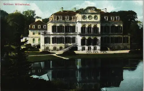 Kassel Cassel Schloss Wilhelmsthal color Gesamtansicht (Castle) 1910