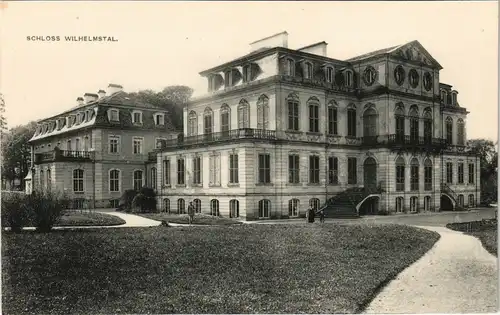 Ansichtskarte Kassel Cassel Schloss Wilhelmsthal mit Außenanlagen 1908