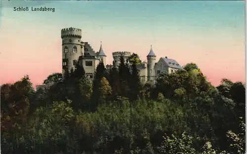 Ansichtskarte Meiningen Schloss Landsberg - coloriert 1911