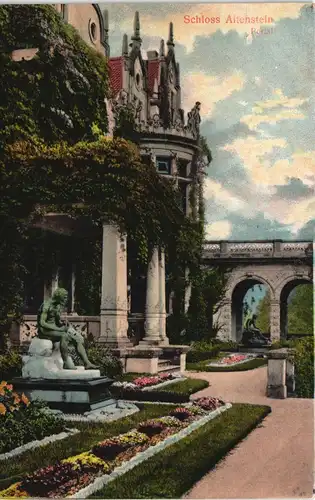 Ansichtskarte Bad Liebenstein Schloß Altenstein Portal 1912