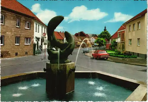 Gedern (Wetteraukreis) Autos u. Straßen Partie am Forellenbrunnen 1965