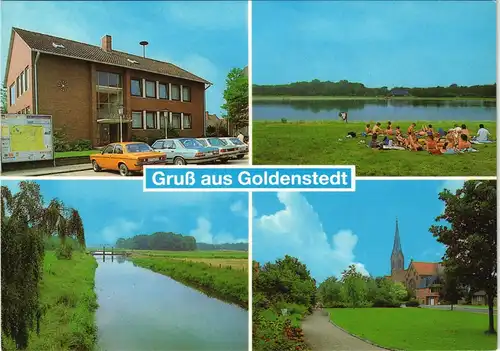 Ansichtskarte Varenesch-Goldenstedt Mehrbildkarte mit 4 Dorf Ansichten 1975