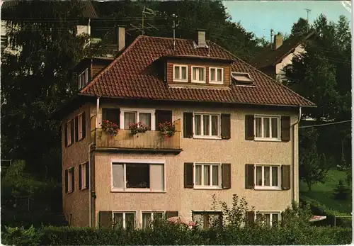 Ansichtskarte Bad Wildbad HAUS RIEXINGER Hochwiesenstraße Pension 1970