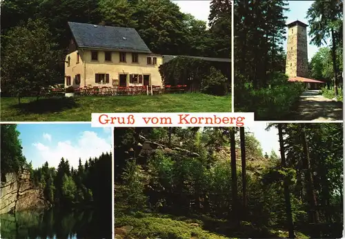 Ansichtskarte  Gruß vom Kornberg, Waldgaststätte, Fichtelgebirge 1970
