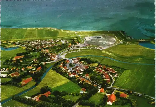 Horumersiel-Schillig-Wangerland Luftbild Luftaufnahme aus grosser Höhe 1965
