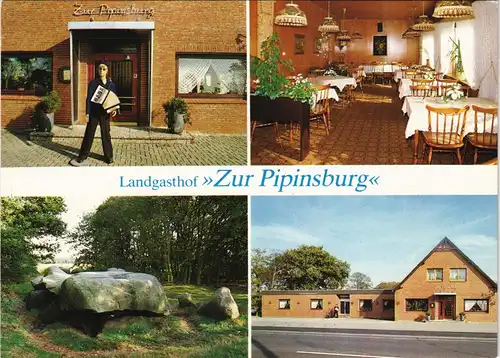 Ansichtskarte Holßel-Geestland 4 Bild: Landgasthof zur Pipinsburg 1979