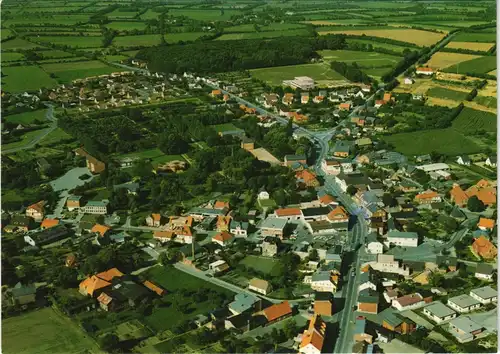 Hanerau-Hademarschen Luftaufnahme Gesamtansicht vom Flugzeug aus 1975