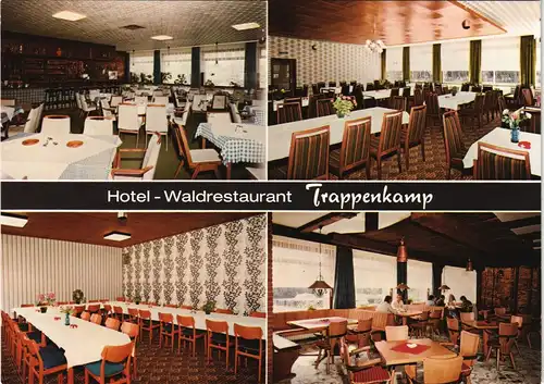 Trappenkamp Hotel-Waldrestaurant TRAPPENKAMP 4 Innenansichten 1970