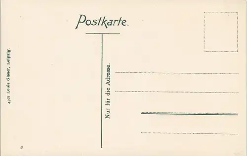 Ansichtskarte Detmold Schloss Teilansicht mit Schlossturm 1910