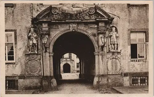 Ansichtskarte Höxter (Weser) Schloß (Castle) Corvey Schloss-Portal 1910