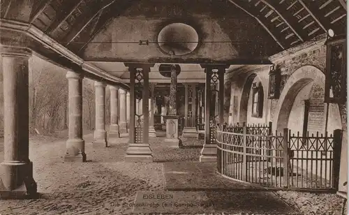 Ansichtskarte Eisleben Die Kronenkirche - Innen 1917