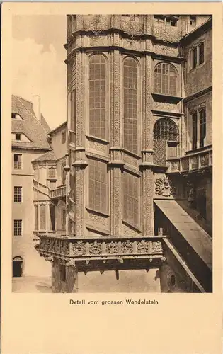 Ansichtskarte Torgau Detail vom großen Wendelstein 1923