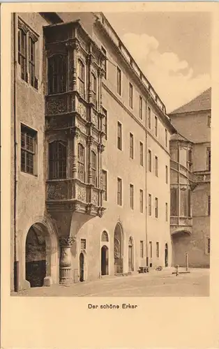 Ansichtskarte Torgau Schloss Hartenfels - Der schöne Erker 1922