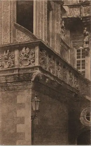 Ansichtskarte Torgau Schloss Hartenfels - wappengalerie 1916