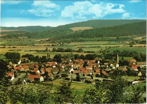 Ansichtskarte Ermschwerd-Witzenhausen Panorama Dorf Ansicht 1975