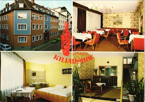Ansichtskarte Würzburg 4 Bild Hotel Kilianshof Gotengasse 3 1979
