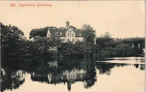 Grillenburg-Tharandt Jagdschloß gel. Feldpost Dresden Neustadt 1917