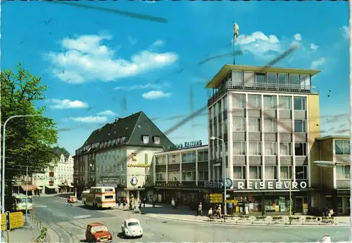 Ansichtskarte Moers Am königlichen Hof, Reisebüre VW Käfer 1978