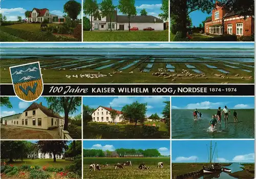 Kaiser-Wilhelm-Koog (LK Dithmarschen) MB: Stadtpartien, Geschäfte 1979