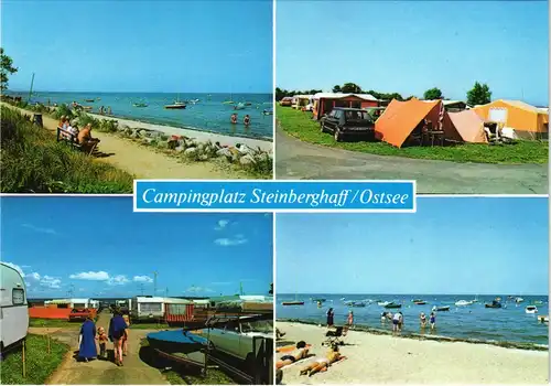 Steinberghaff-Steinberg 4 Bild Campingplatz Wohnwagen, Zelte 1981