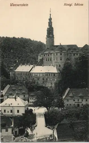 Weesenstein (Müglitz) Schloss Königsschloss (Royal Castle) 1915