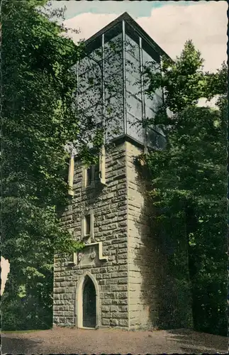 Winzerhausen Partie am Aussichtsturm Wunnenstein Bottwartal 1960