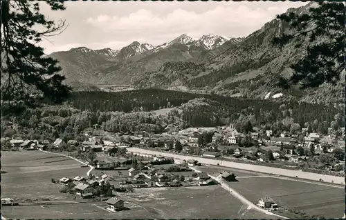 Ansichtskarte Marquartstein Panorama-Ansicht mit Geigelstein 1965