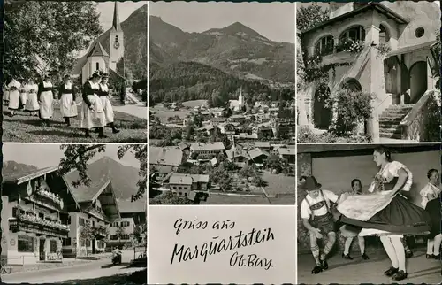Ansichtskarte Marquartstein Mehrbildkarte mit 5 Echtfoto-Ansichten 1960
