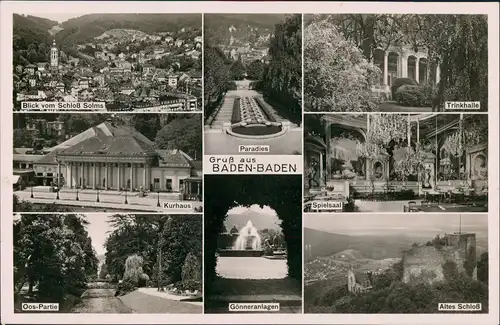 Ansichtskarte Baden-Baden Stadtansichten 1948