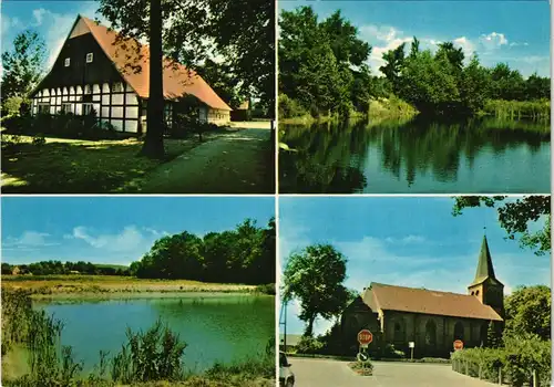 Ansichtskarte Lienen Mehrbild-AK mit 4 Ortsansichten 1970