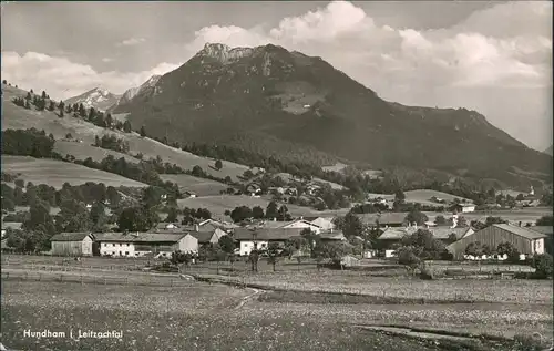 Ansichtskarte Hundham (Fischbachau)-Fischbachau Panorama Ansicht 1960