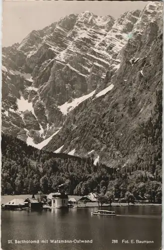 St. Bartholomä-Schönau am Königssee St. Bartholomä am Königssee, Schiff 1961