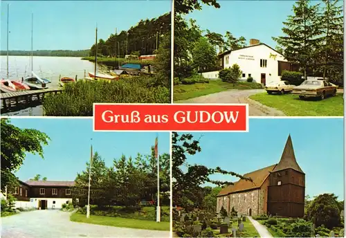 Gudow Ortsansichten ua. Heim August Schilinski, Mehrbild-AK 1970