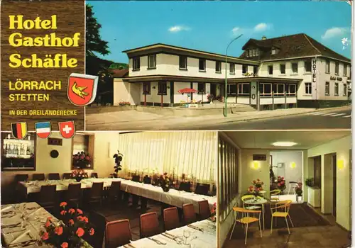 Lörrach Hotel Gasthof Schäfle Inh. Fam. Siegfried Hurtz OT STETTEN 1970