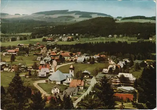 Hinterzarten Panorama-Ansicht Gesamtansicht Blick Hochschwarzwald 1966