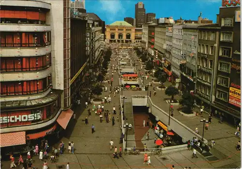Ansichtskarte Hannover Bahnhofstrasse Geschäfte Geschäftsstraße 1986