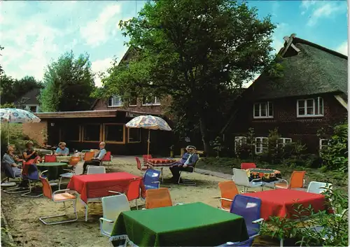 Hitzacker (Elbe) Pension Gaststätte Waldesruh Personen an Tischen 1975