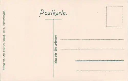 Ansichtskarte Schwetzingen Partie am Schloss 1912