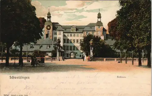Ansichtskarte Schwetzingen Schloss - Eingang 1908