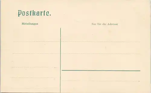 Ansichtskarte Schwarzburg Schloss Schwarzburg - coloriert 1908