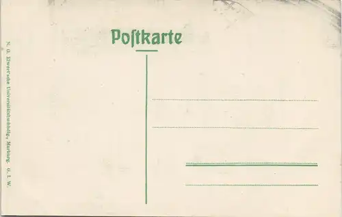Ansichtskarte Marburg an der Lahn Portal des Rittersaales 1909
