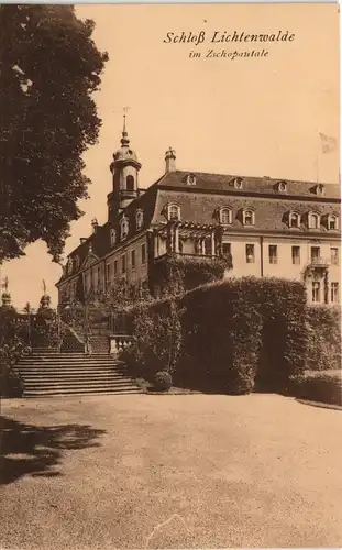 Ansichtskarte Lichtenwalde-Niederwiesa Schloß Lichtenwalde 1925