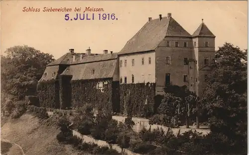 Ansichtskarte Meißen Schloß Siebeneichen 1912