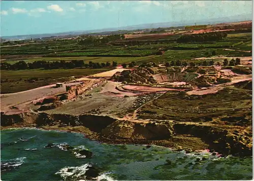 Caesarea Panoramic View, Hotel & Caesarea Villas, Roman Theatre 1970