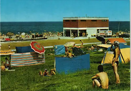 Ansichtskarte Hooksiel-Wangerland Strandanlagen 1974