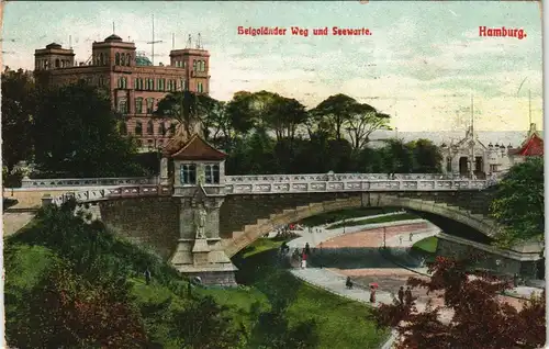 Ansichtskarte Hamburg Helgoländer Weg 1911