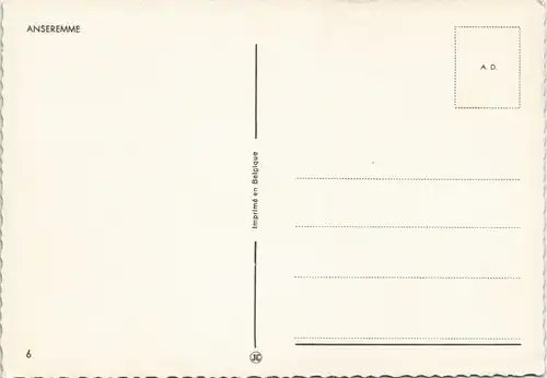 Anseremme-Dinant Ansreme Dinant Fluss Partie, kleine Boote, Brücke 1970